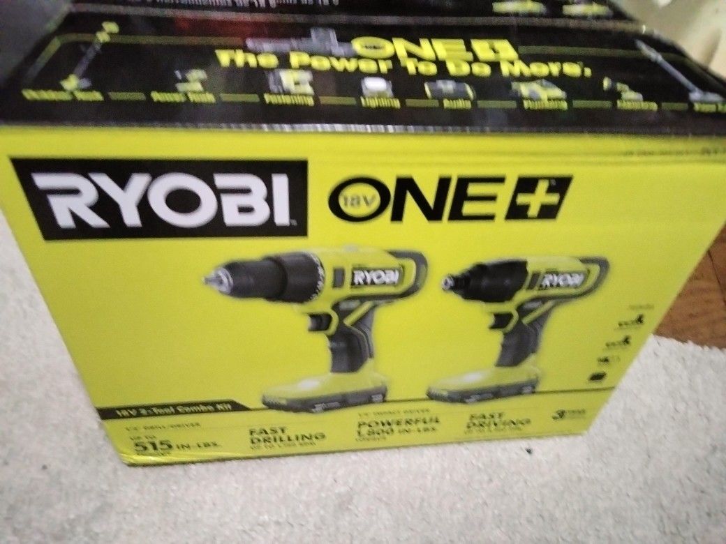Ryobi Drill Set