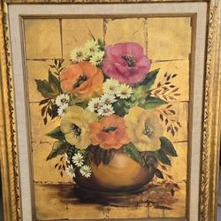 Vintage Canvas Painting 