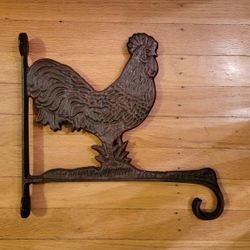 Metal Rooster Wall Hook