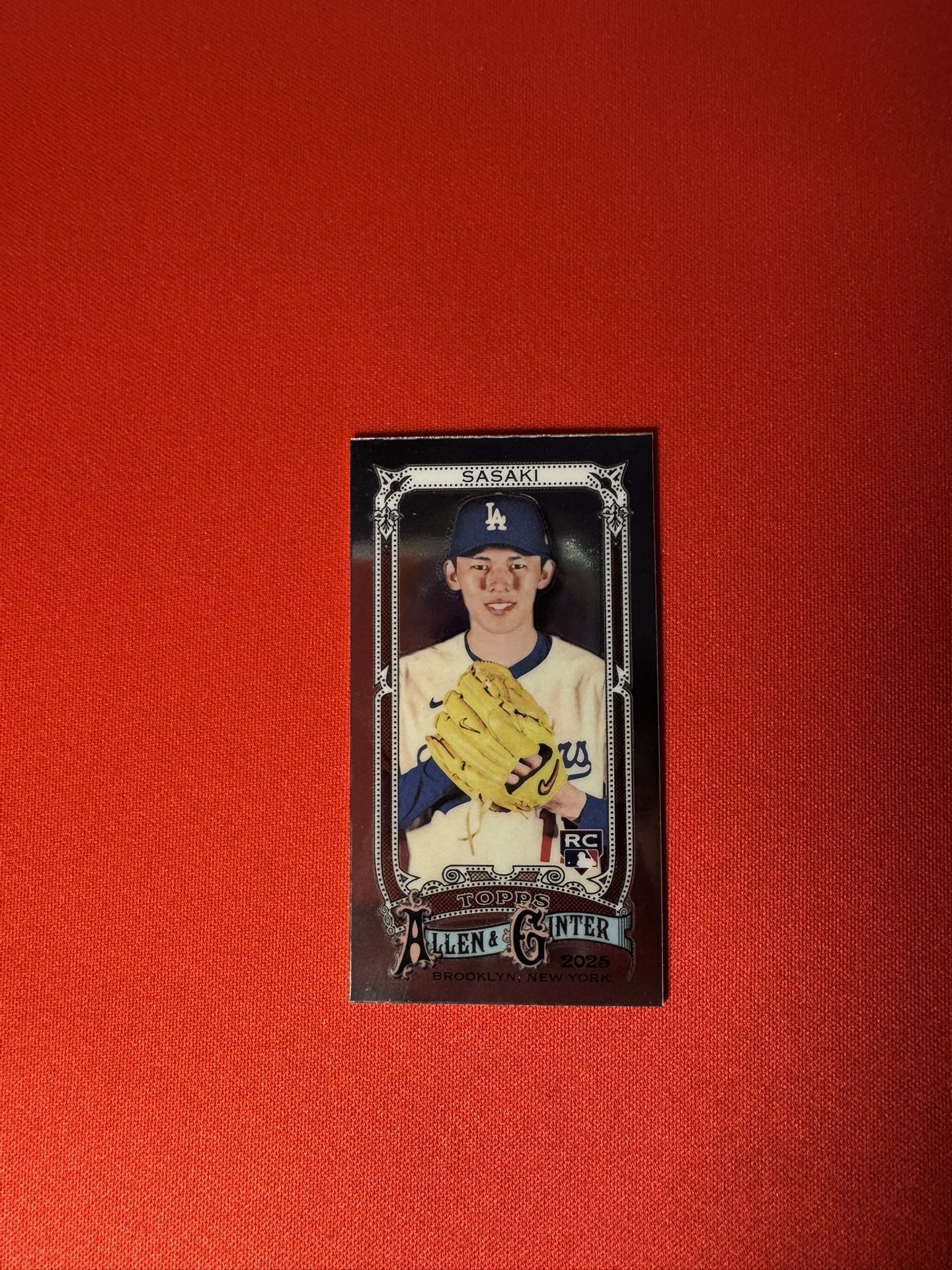 2025 Allen & Ginter - Roki Sasaki Mini Rookie Chrome Card #92