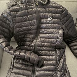 Ravean Men's Down Heated Jacket w/12V Battery Kit