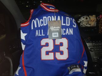 Jordan #23 jersey Mcdonalds all American authentic clasic
