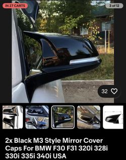 BMW mirror caps