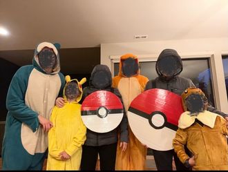 Pokémon group costume
