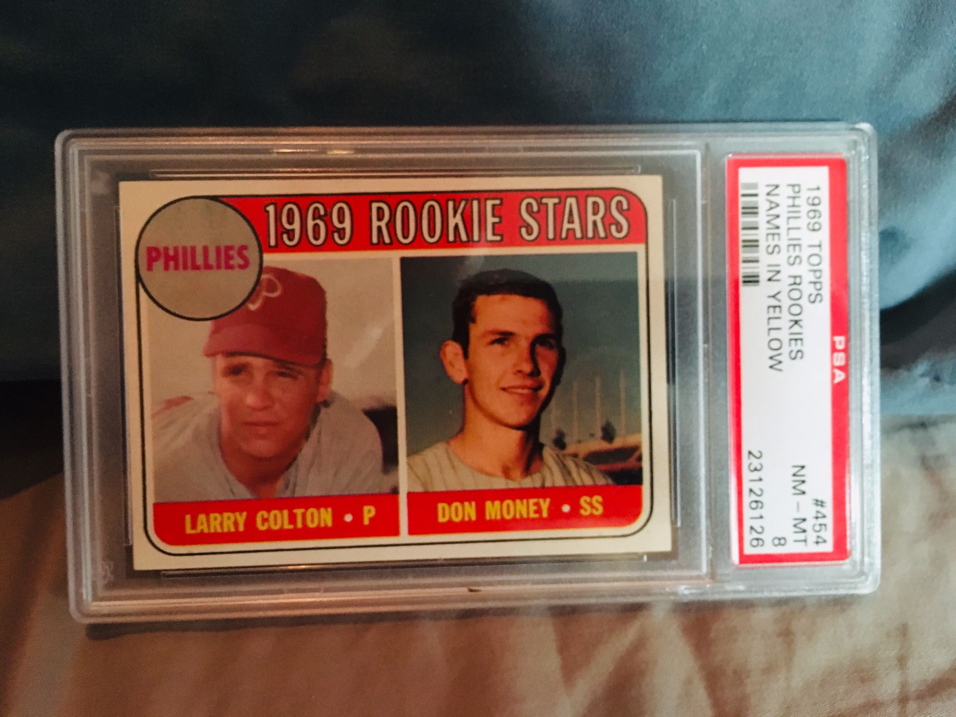 1968 Topps Phillies Rookies Near Mint-Mint (names in yellow)