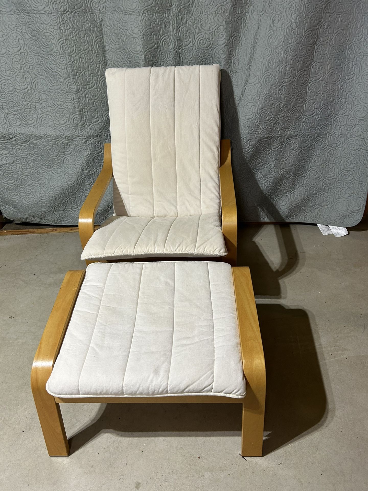 Sling Chair And Ottoman