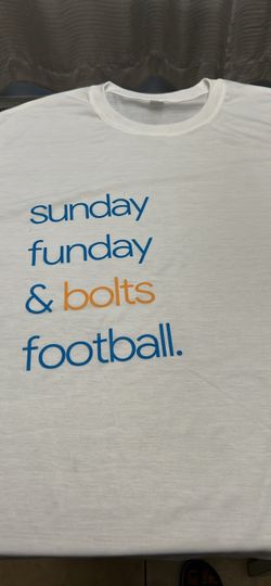 Sunday Funday & Bolts Football T-Shirt