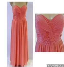 NWT…Bari Jay Floor Length Corset Backed Dress ...Fits Size 6/8..