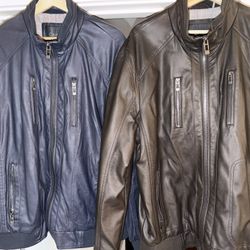 2 Leather Jackets 