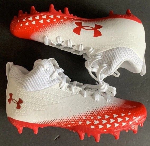 Brand New Under Armour Spotlight Select Football Cleats White