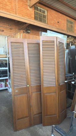 30 x 80 closet doors  Solid Wood