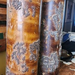  Wall Paper Textile Print Wood Wheel Stamp Rollers Floral