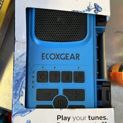 ECOXGEAR® GDI-EX3W202 - EcoExtreme 2 Blue Waterproof Case + Bluetooth Speaker
