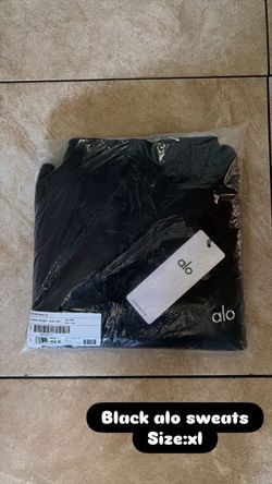 Alo Yoga Accolade Straight Leg Sweatpants Black XL