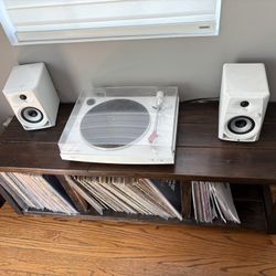 Record Player Stand Turntable Albums Vinyl