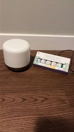 Essential oil diffuser with oils