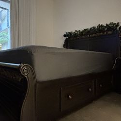 Wood Queen Bed Frame