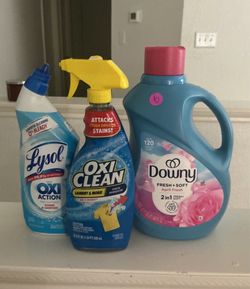 Lysol, OxiClean & Downy Laundry Bundle