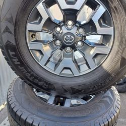 Juego De Rines Para Trocas Toyota 4Runer Sequoia Nissan Frontier Tundra Tacoma YANTAS Seminuebas Medida 16