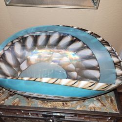 HUGE Murano Art Glass  Bowl Like NEW