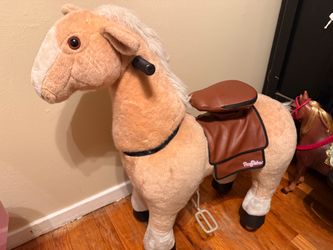 PonyRider Ride-On Plush Horse Toy