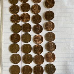 Pennies One Cent Coins