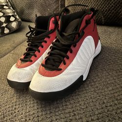 Red, Black, and White Jordans 