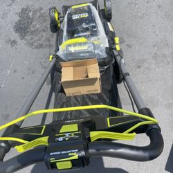 Ryobi Lawnmower  Self propelled 6Ah Battery  $140 Firm