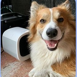 Portable Air Conditioners - Portable AC Unit - Small Personal Evaporative Air Cooler & Fan for Desk, Office, Car, Camping, White
