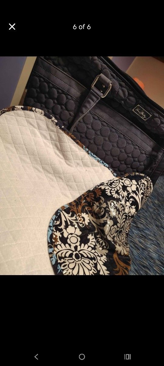 Vera Bradley Diaper Bag With Changing Pad