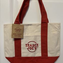 Trader Joe Red Mini Tote
