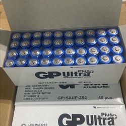 Wholesale GP Ultra AA Alkaline Batteries - 10,000 Boxes per Pallet - $4 per Box - $40,000 per Pallet