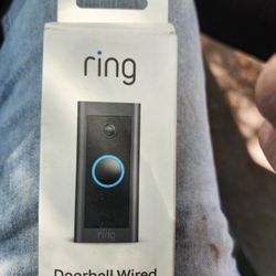 Ring Wired Doorbell Brand New In Box