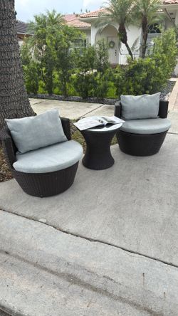 3 piece patio set