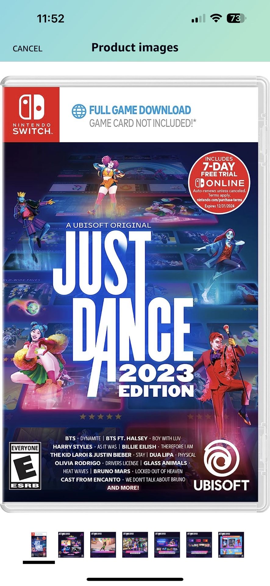 Just Dance 2023 Edition (Code In Box) for Nintendo Switch