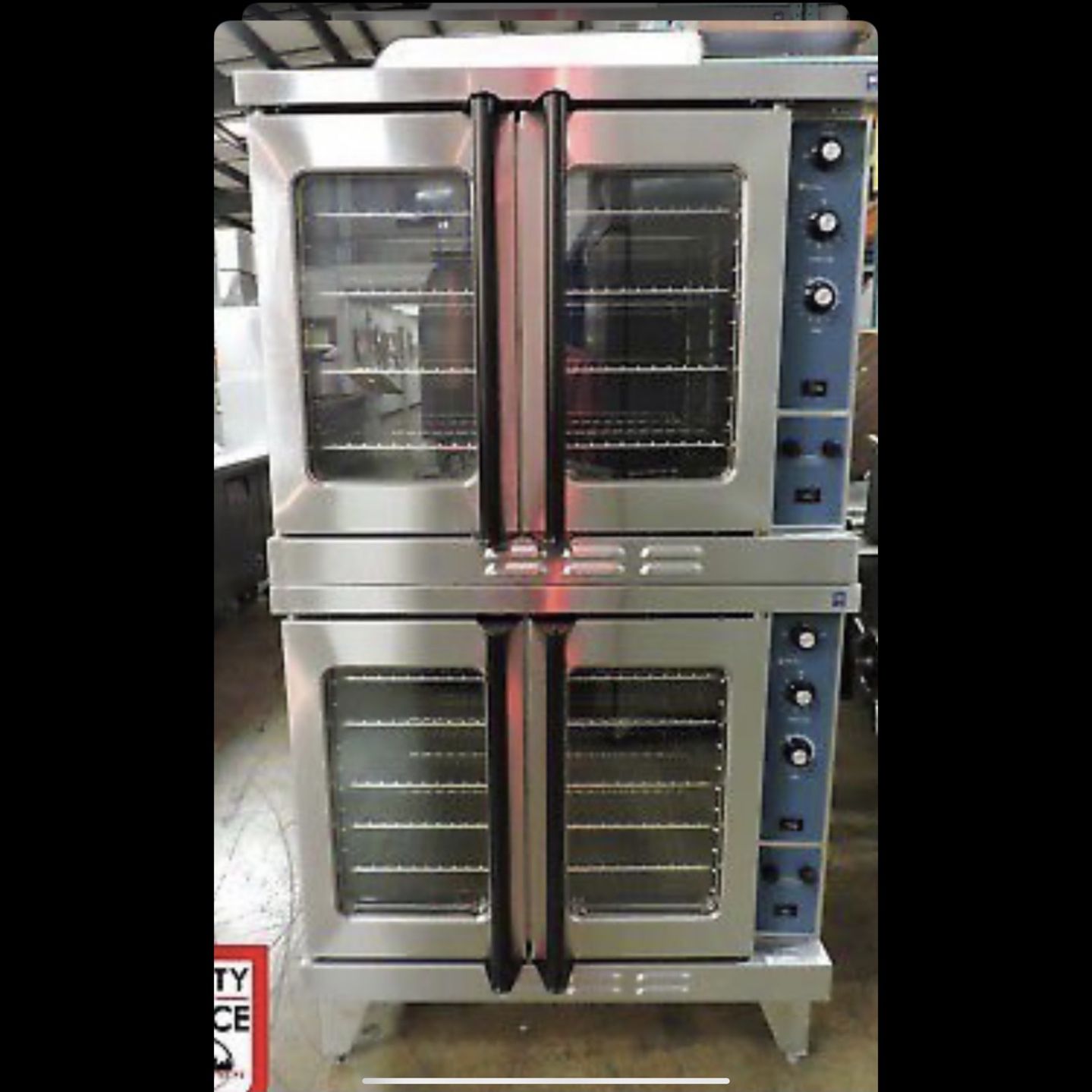 Commercial Convection Double Oven: Gas