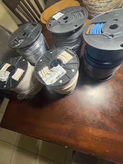 Electrical wires #10 AWG.
