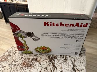 KSM2APC - 7 Blade Spiralizer Plus with Peel, Core and Slice for KitchenAid