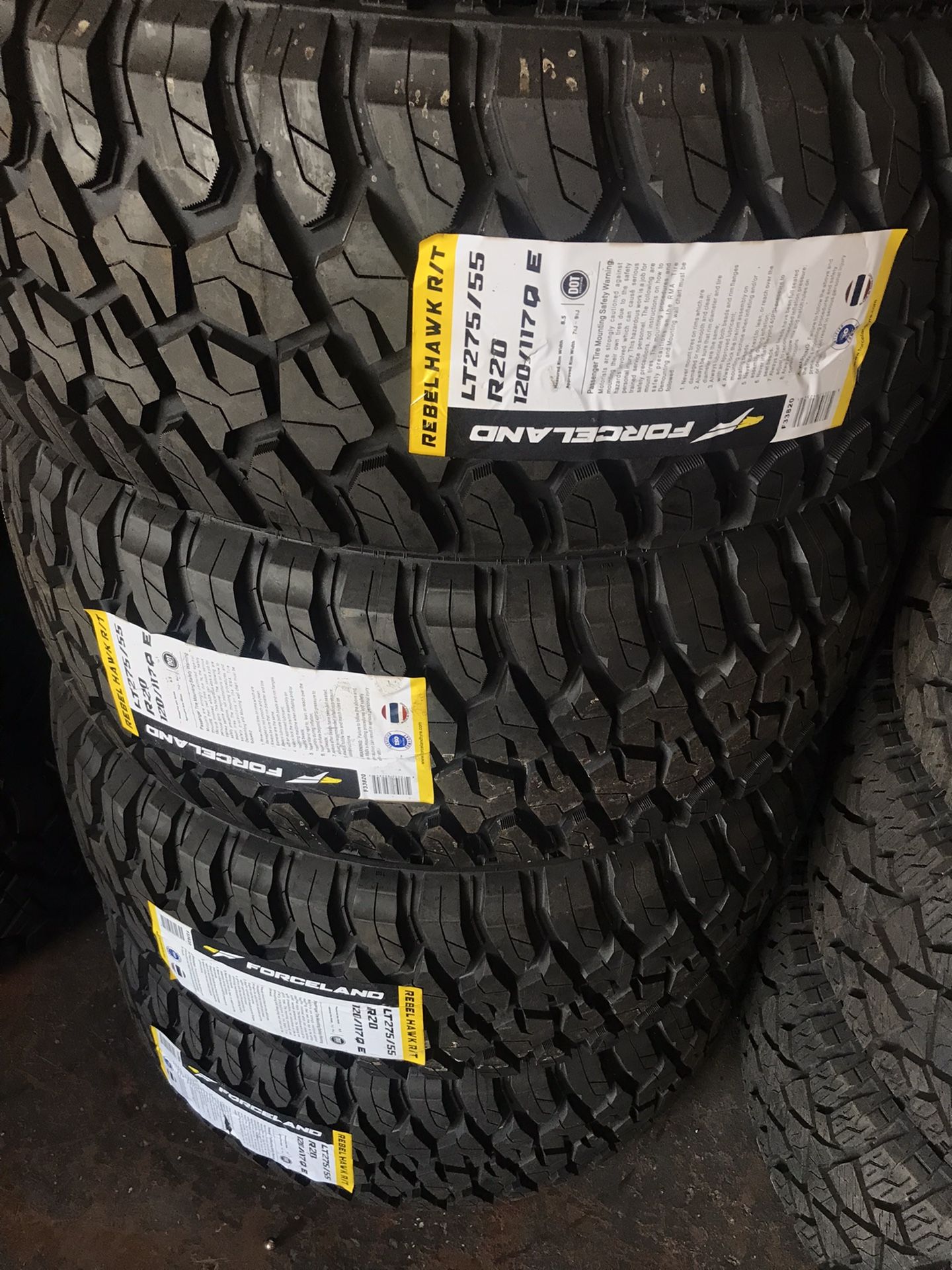Llantas 275 55 20 Forceland