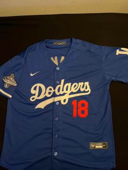 Yoshinobu Yamamoto Los Angeles Dodgers World Champions Jersey Medium