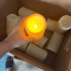 Outdoor Waterproof Flameless Candles Battery