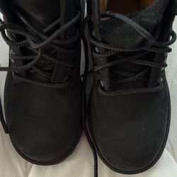 Gently Used Black Timberland Toddler Waterproof 9c