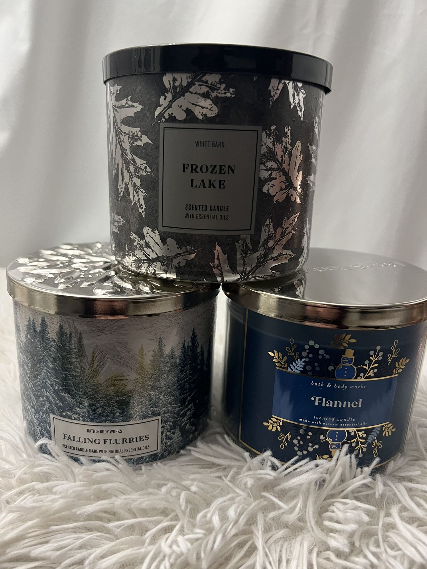 3 Wick Bath & Body Works Candles