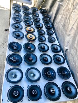 Car Audio Speakers difrente  precios Alpine infinity pioneer kicker Jbl Kenwood Orion