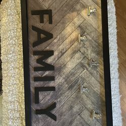 Black & Grey Family Photo Display Board 