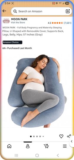 Full body pregnancy sleeping pillow