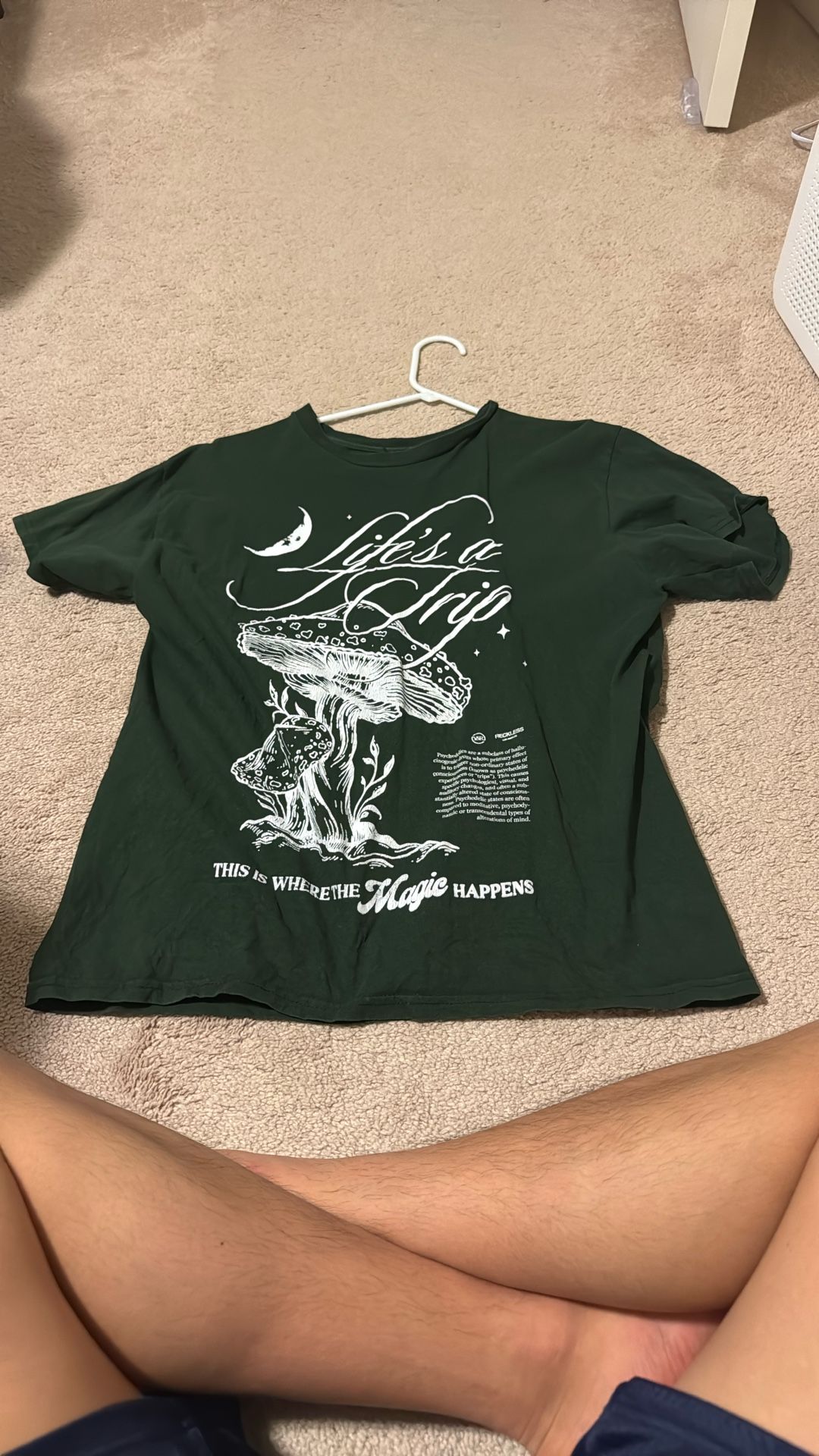 Green Mushroom T Shirt