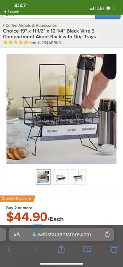 Wire Airpot Rack