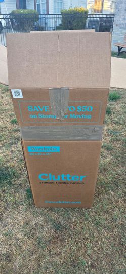 Wardrobe Moving Box 20x20x45