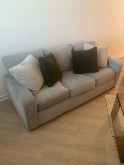 Light grey sofa